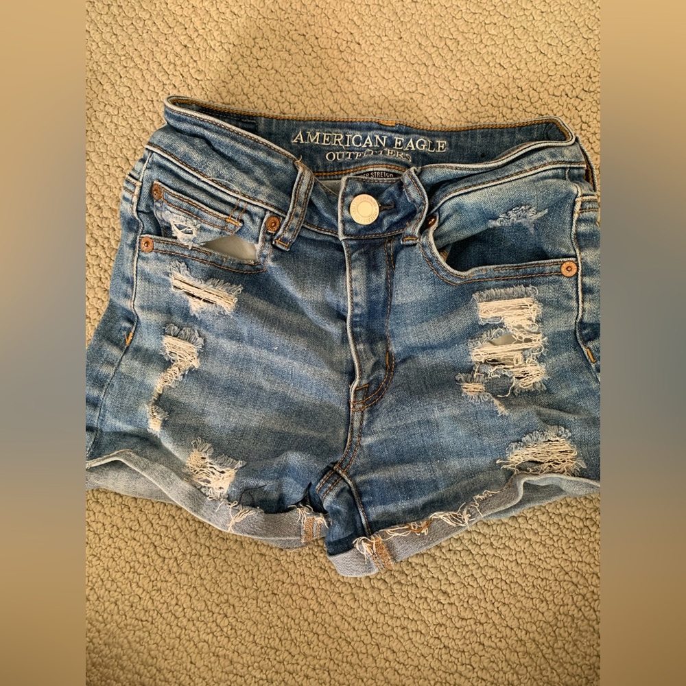 American Eagle Outfitters Blue Denim Shorts